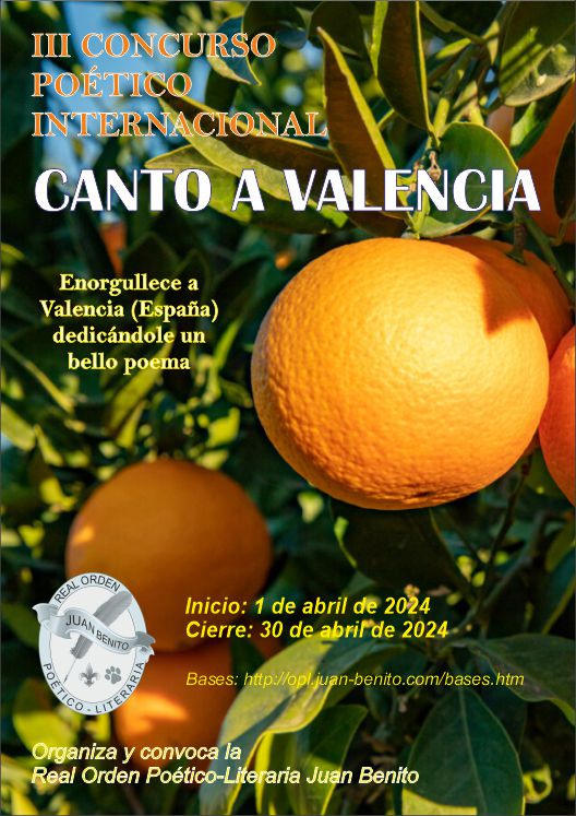 III Concurso Poético Internacional Canto a Valencia